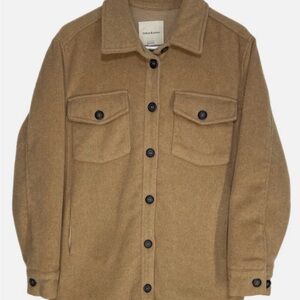 Thread & Supply Camel Flannel Jacket